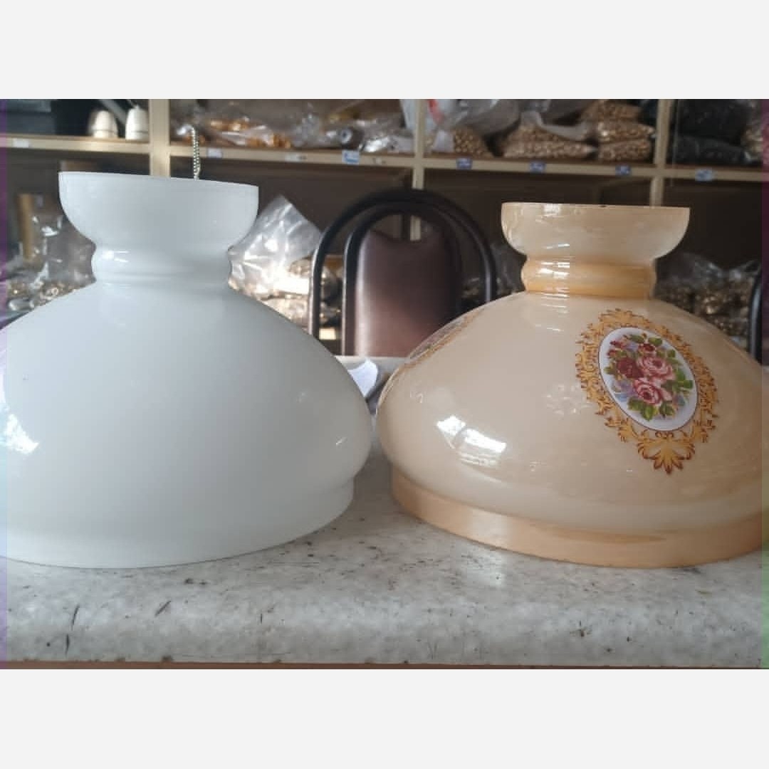 حباب یدک قالپاقی لمپا لنتر چراغ شمعدان حباب لب چین لاله آباژور قطعه یدکی حباب شمعدان لاله یدک لوله گردسوز گرسوز