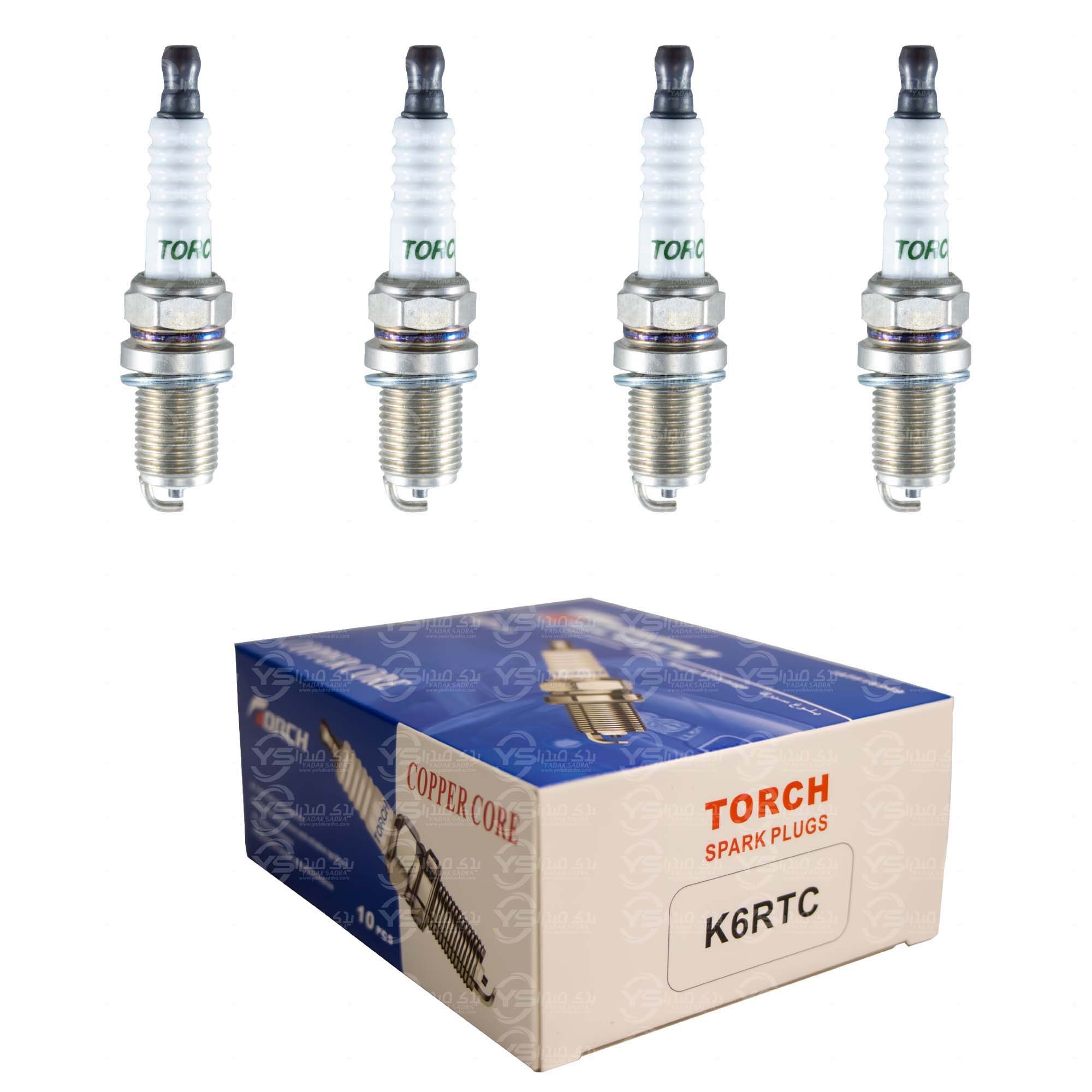 شمع خودرو پایه کوتاه تورچ اصلی K6RTC (4 عددی)