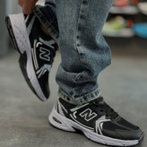 کتونی نیوبالانس 530 مردانه زنانه مشکی سفید New Balance