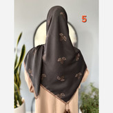 روسری نخی قواره 140 طرح 3 برگ