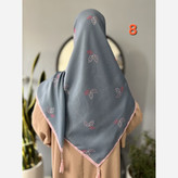 روسری نخی قواره 140 طرح 3 برگ