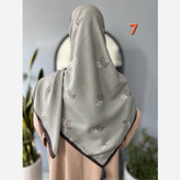 روسری نخی قواره 140 طرح 3 برگ