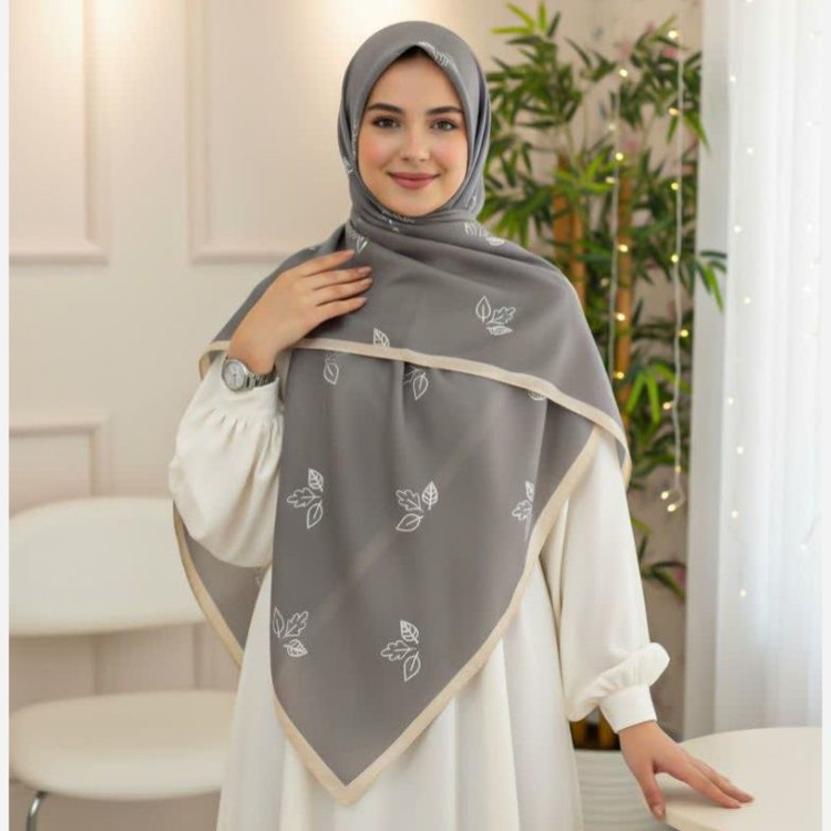 روسری نخی قواره 140 طرح 3 برگ