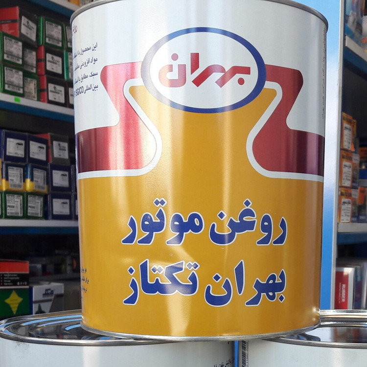روغن موتور بهران تکتاز4لیتر ی 20W-50 فلزی پریمیوم (حجم روغن 3.875 لیتری)