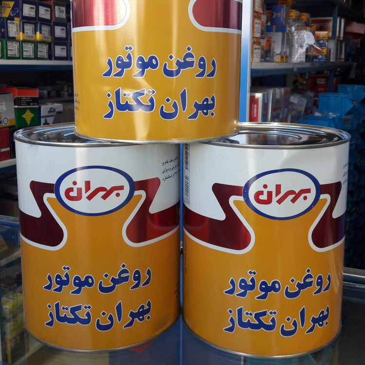 روغن موتور بهران تکتاز4لیتر ی 20W-50 فلزی پریمیوم (حجم روغن 3.875 لیتری)
