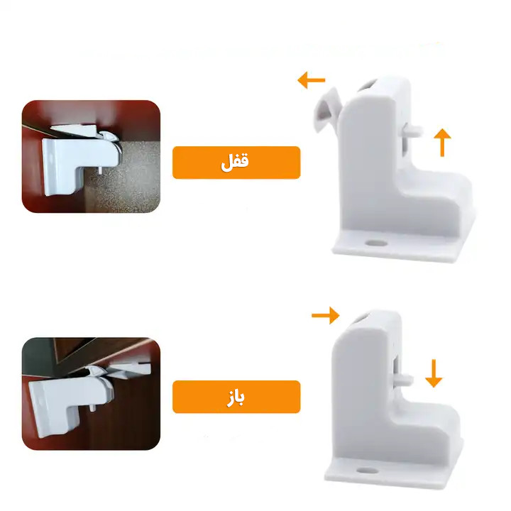 قفل کابینت کودک مگنتی نامرئی مدل ASR830