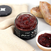 مربای توت فرنگی خانگی-400گرم-بدون نگهدارنده