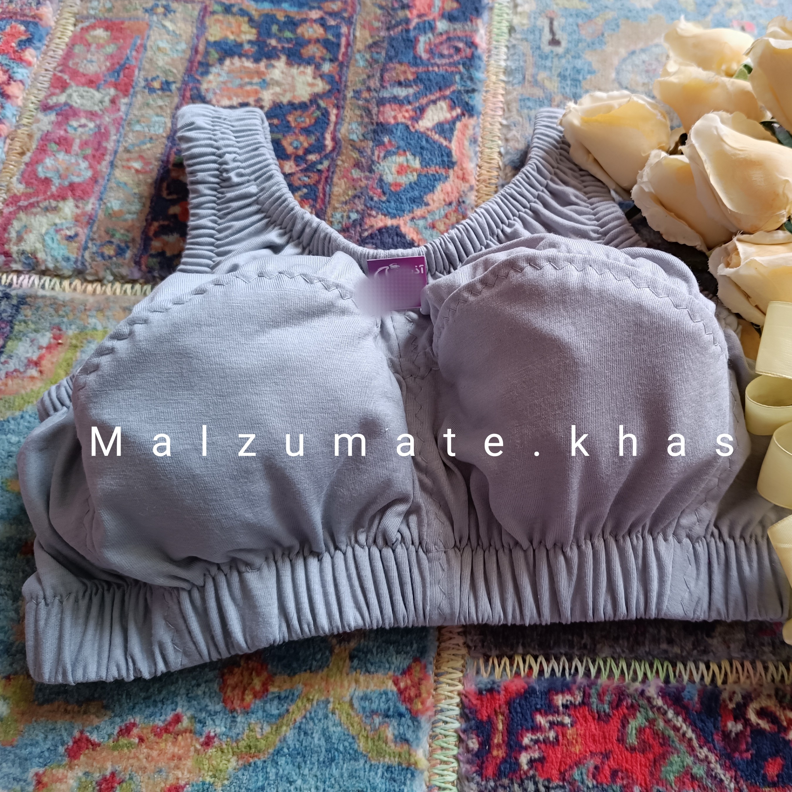 سوتین هندی تمام تریکو درجه 1 نخی