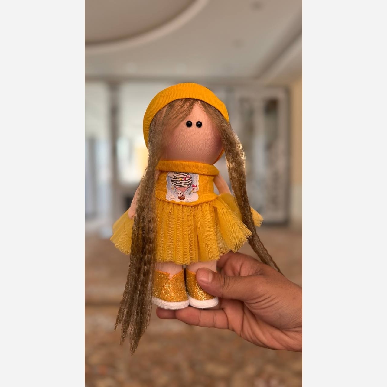 عروسک دختر روسی 25 سانتیمتری