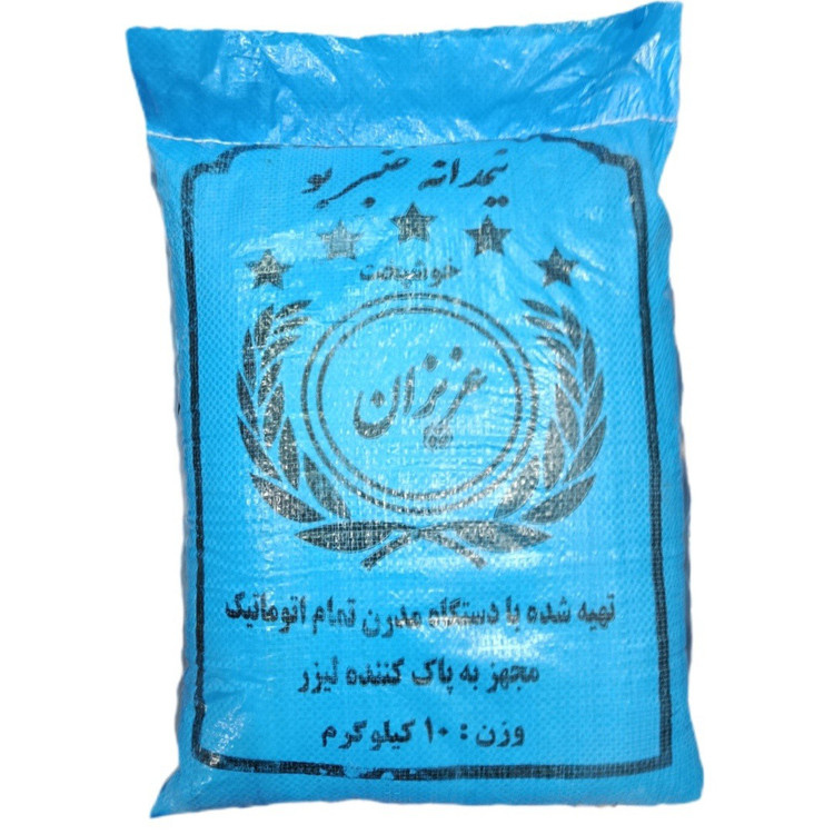 برنج عنبربو عزیزان خوزستان (نیم دانه) درجه 1 و بدون قاطی (ارسال رایگان در اهواز و با تخفیف ویژه 5 کیسه به بالا)