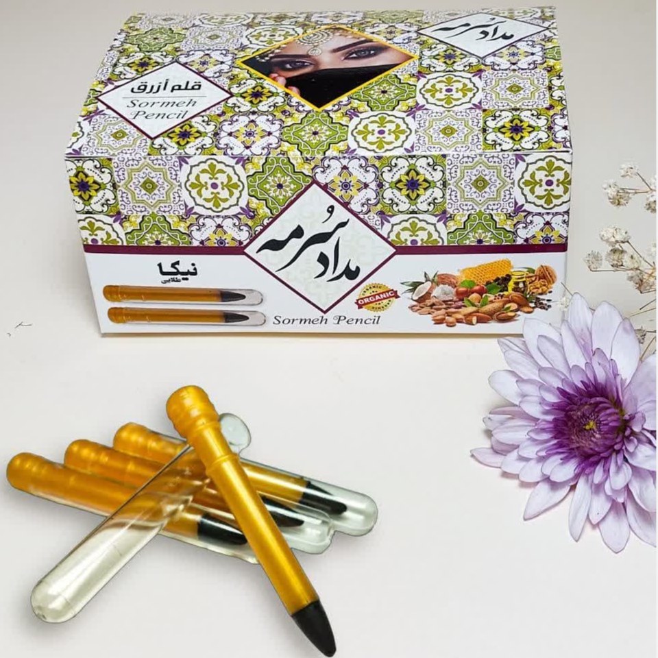 مداد سرمه غیر تراشی (و خط ابرو و سایه)