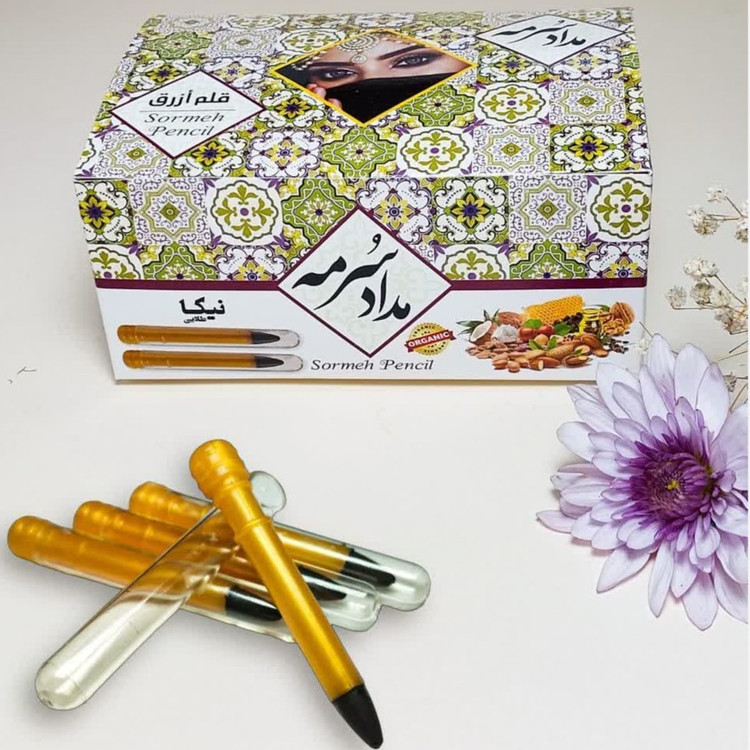 مداد سرمه غیر تراشی (و خط ابرو و سایه)
