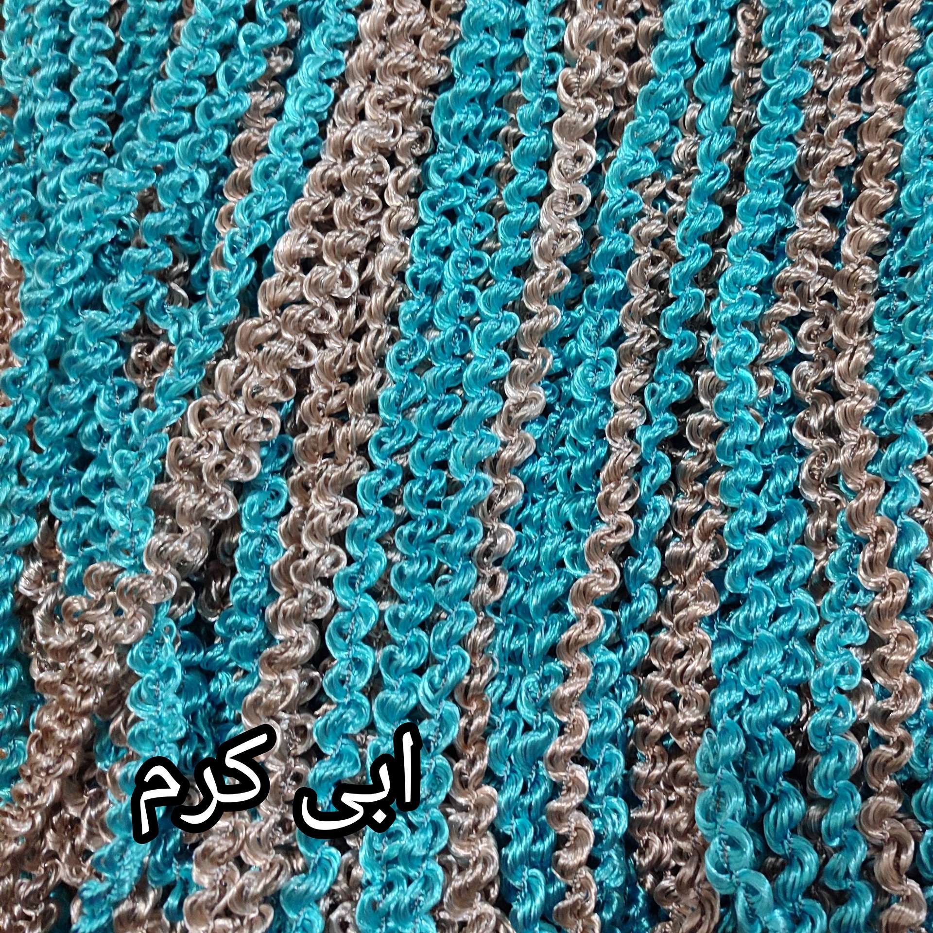 پرده ریسه شرشره پیچک بافت سبک رنگبندی متنوع