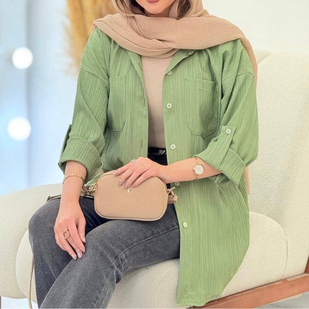 شومیز مانتویی زنانه آیوا اسپرت