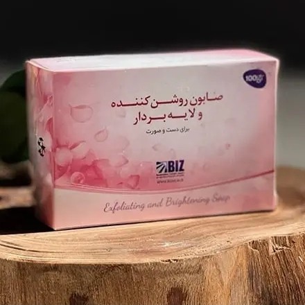 صابون روشن کننده لایه برداری بیوممتیک