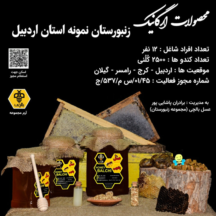 عسل بهارنارنج بالچی (1 کیلوگرم) (خرید از زنبوردار نمونه و ارسال رایگان)