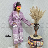 حوله لباسی کودک قد 90 در رنگبندی تمام نخ