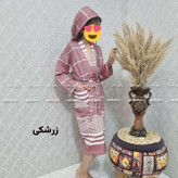 حوله لباسی کودک قد 90 در رنگبندی تمام نخ