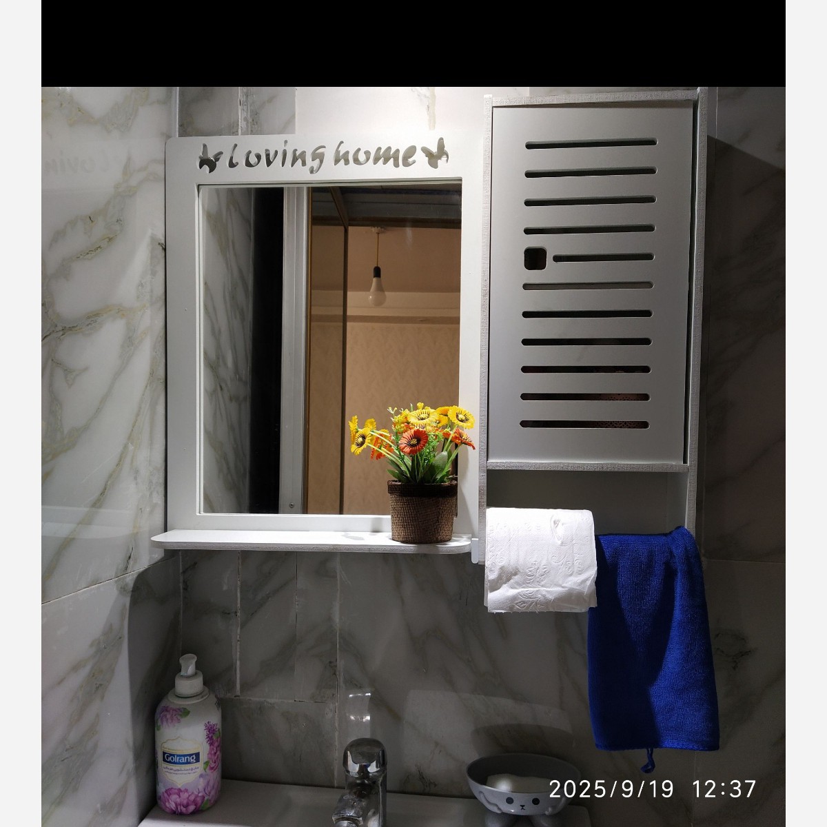 آینه باکس دار بزرگ 50در60 با آینه رخ نمای بزرگ هم باکس راست و هم باکس چپ موجوده