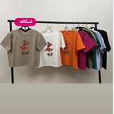 کراپ زنانه دخترانه نخ پنبه فری سایز 36تا 42