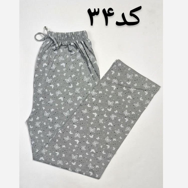 شلوار راحتی زنانه و دخترانه نخ پنبه