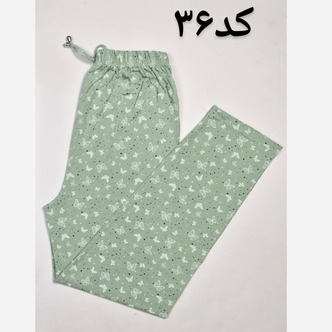 شلوار راحتی زنانه و دخترانه نخ پنبه