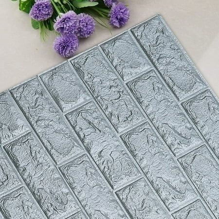 دیوارپوش فومی رولی طرح آجر نانو ضدآب ابعاد 280 در 70 (پسکرایه)