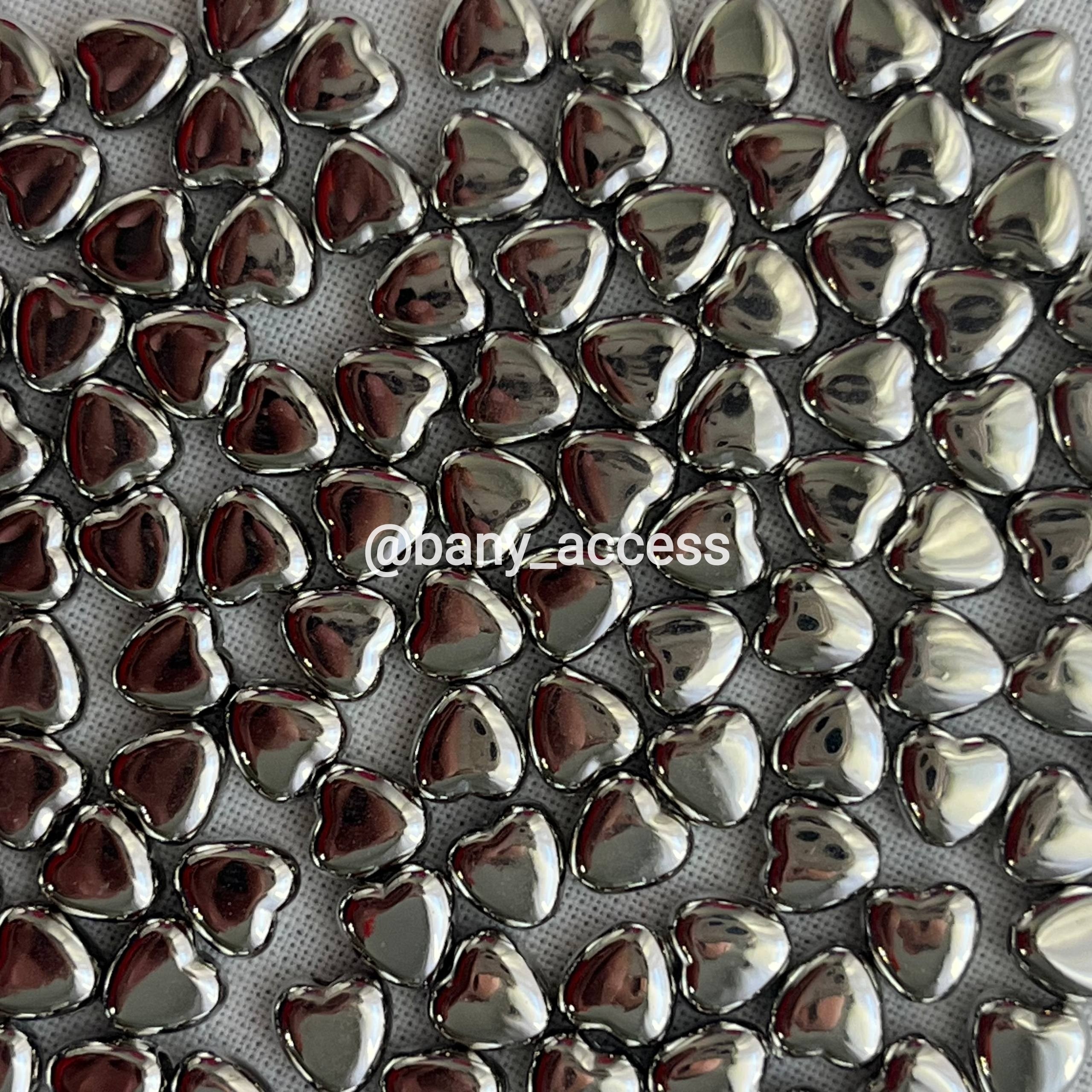متریال مهره قلبی طرح استیل بسته 30 عددی (خرازی)
