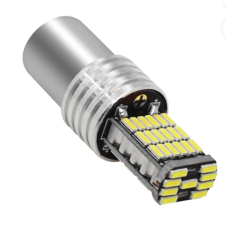 لامپ فندقی smd led خودرو و موتور ، 45تایی smd ( سفید تک عددی) پایه 1156
