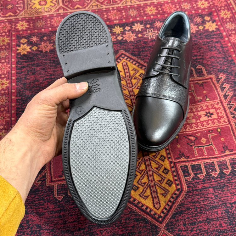 کفش تمام چرم مردانه مدل m15زیره pu