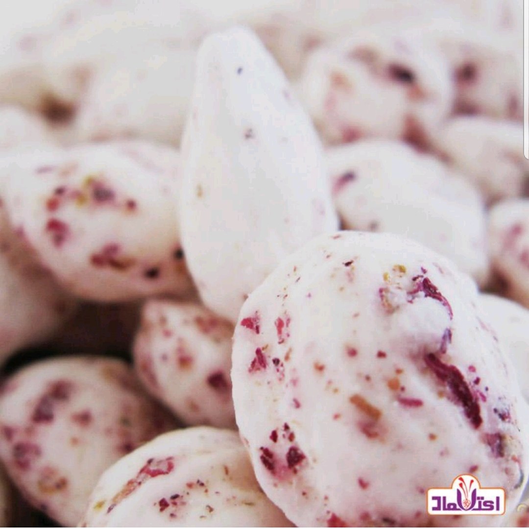 شکر پنیر گل محمدی 250 گرمی اعتماد تازه(آبنبات)(شکرپنیر )