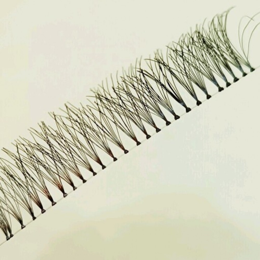 مژه ریسه ای 8 کره ای مژه ریلی سایز 8 فِر دی مژه ابریشمی کیفیت عالی فر D اصلی کاشت موقت طبیعی موژه نخی کاشت مژه مصنوعی
