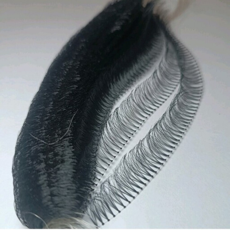 مژه ریسه ای 8 کره ای مژه ریلی سایز 8 فِر دی مژه ابریشمی کیفیت عالی فر D اصلی کاشت موقت طبیعی موژه نخی کاشت مژه مصنوعی