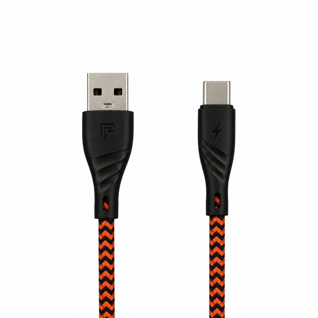 کابل شارژ و سیم شارژ با روکش بافت type c تایپ سی 1 متر