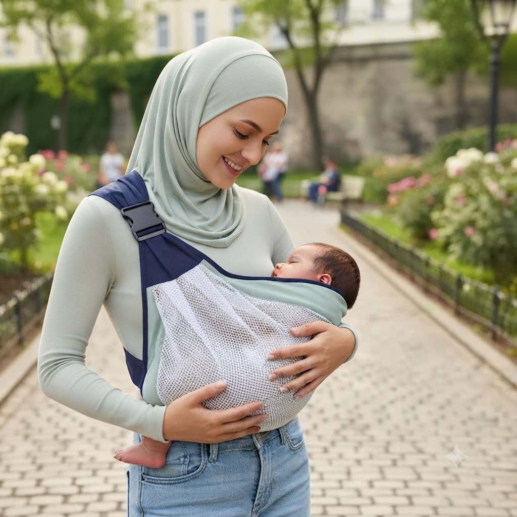 آغوشی نوزاد بغلی یک طرفه Baby Sling