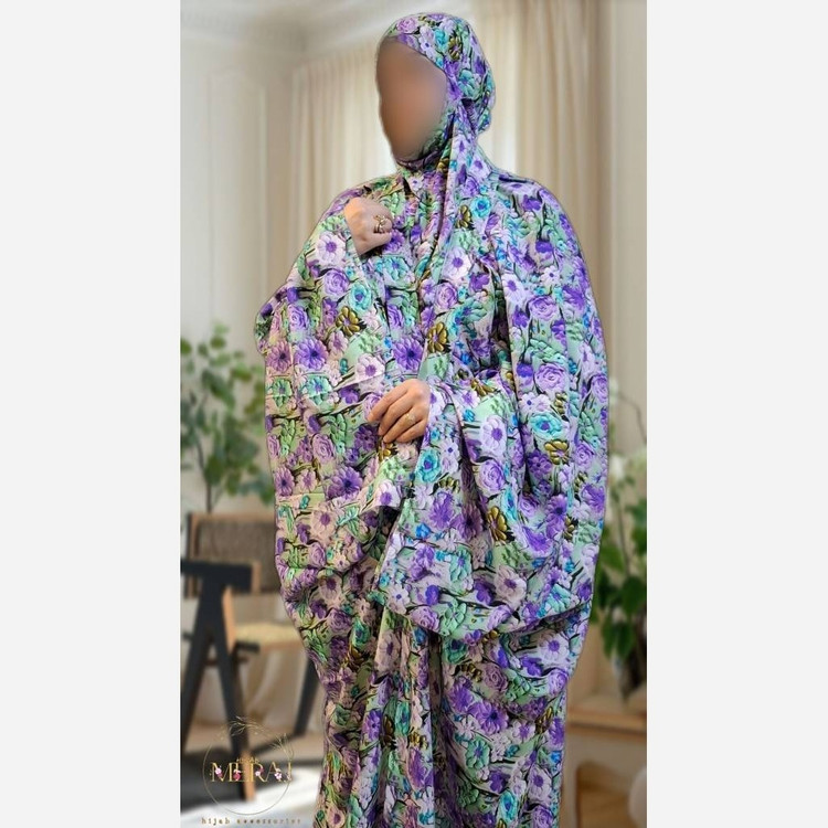 چادر نماز کودری آستین دار و کیسه ای زنانه عمده و تک