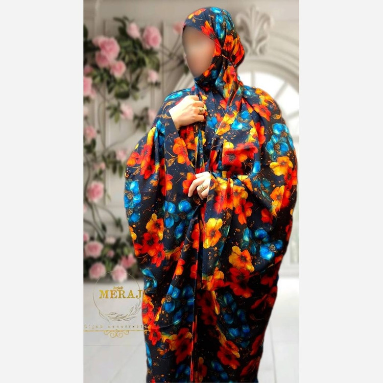 چادر نماز کودری آستین دار و کیسه ای زنانه عمده و تک
