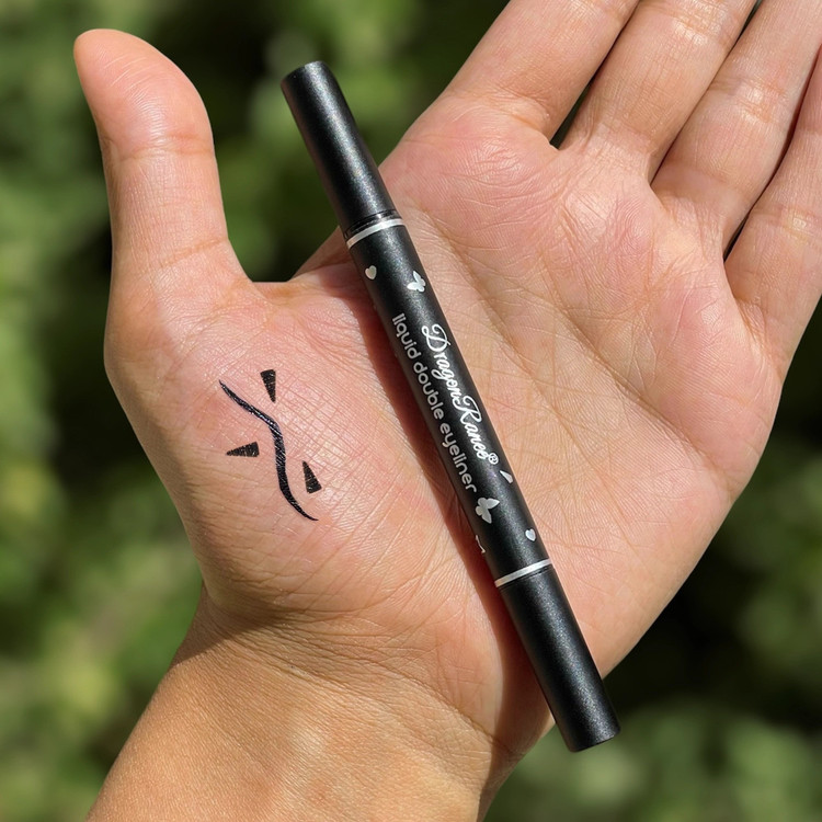 خط چشم دوطرفه طرح دار استامپی و ماژیکی دراگون