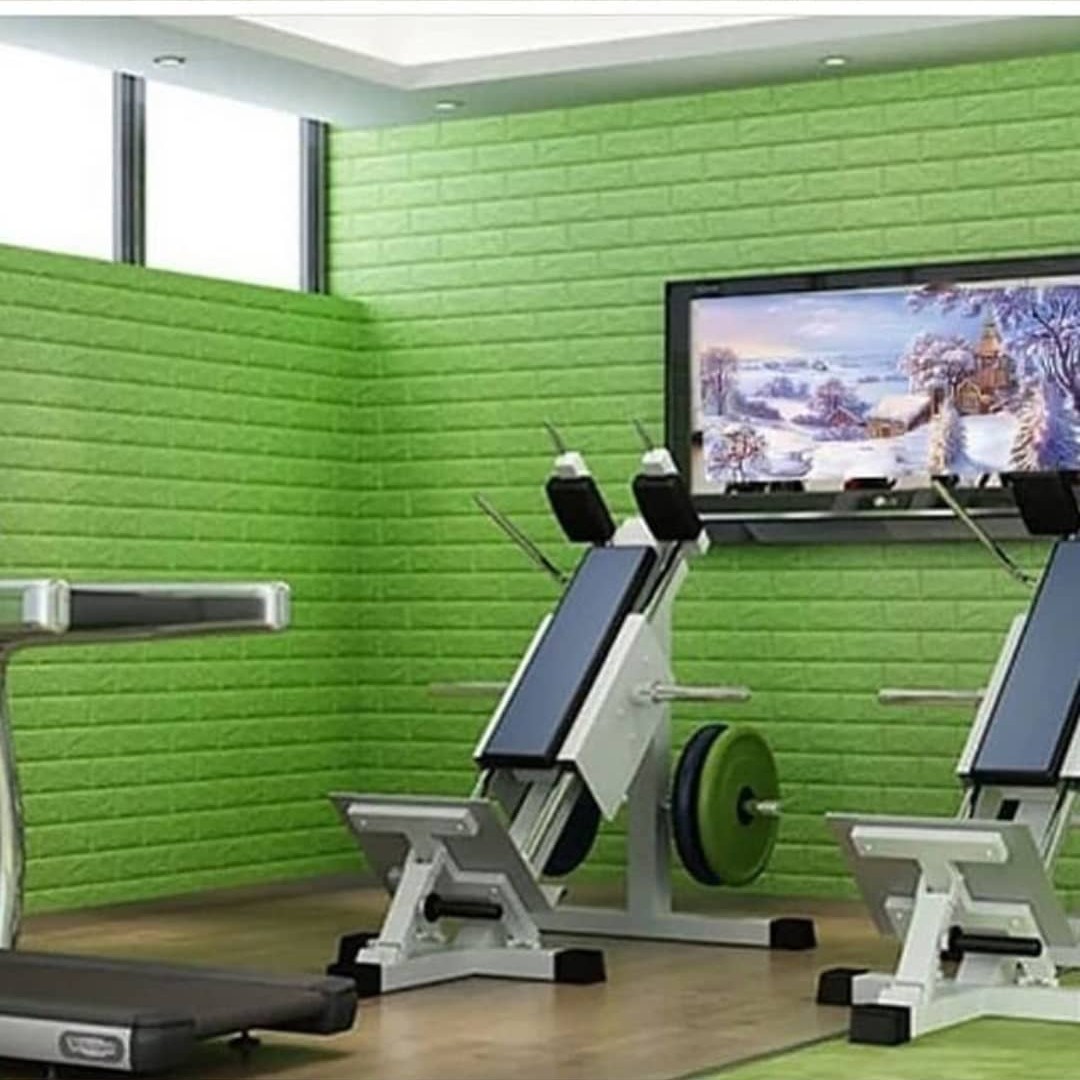 دیوارپوش فومی پشت چسبدار آجری 70در77 cm ضخامت 7میل(پسکرایه)
