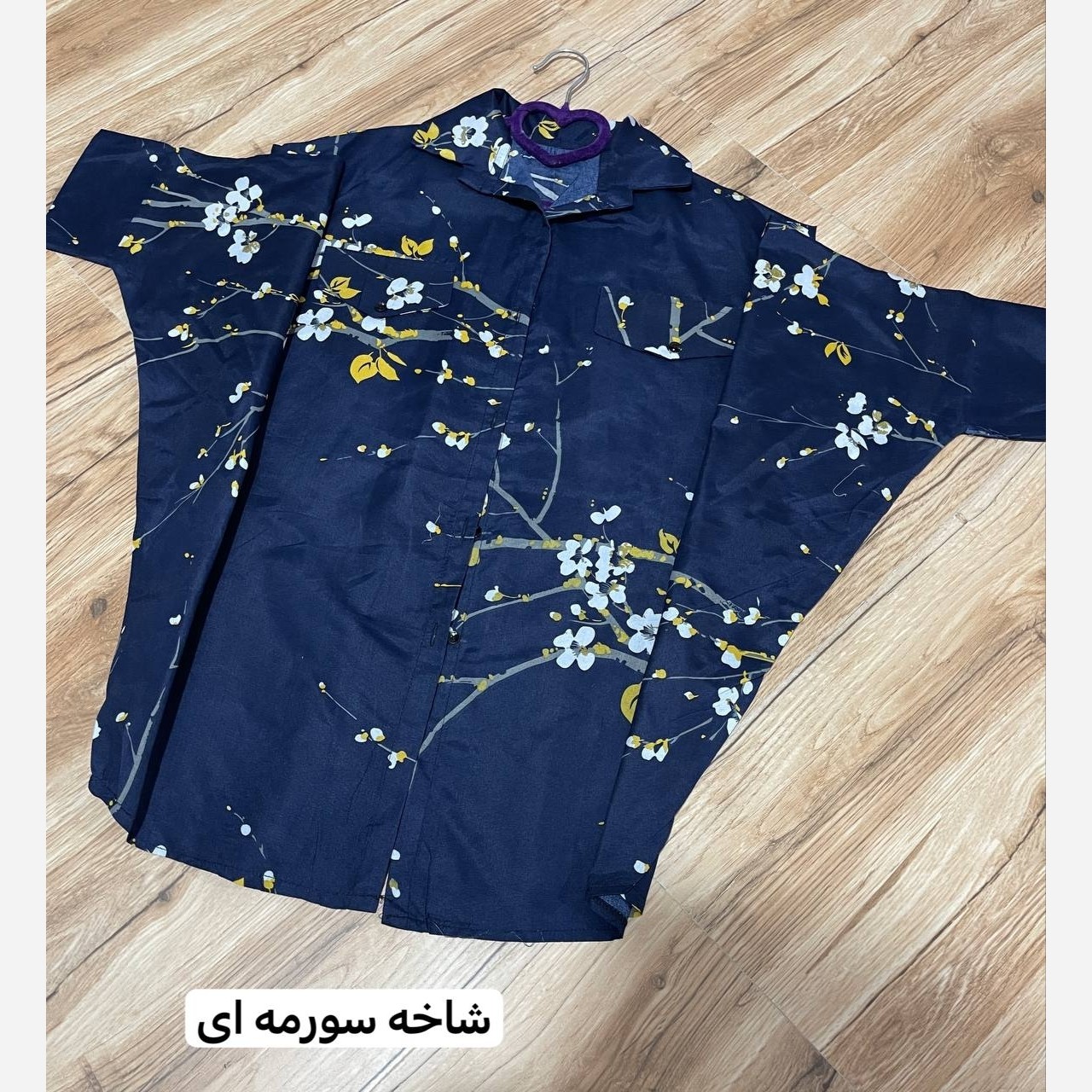 شومیز پانچو زنانه نخی طرحدار شیک و خنک مدل آزاد