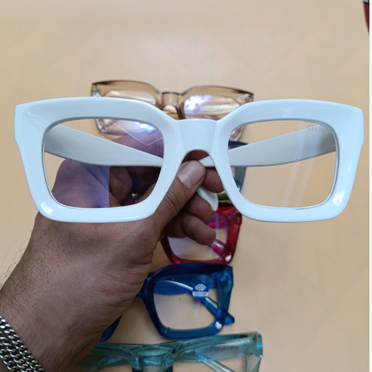 عینک بلوکات سلین کریستال شیشه بی رنگ UV400