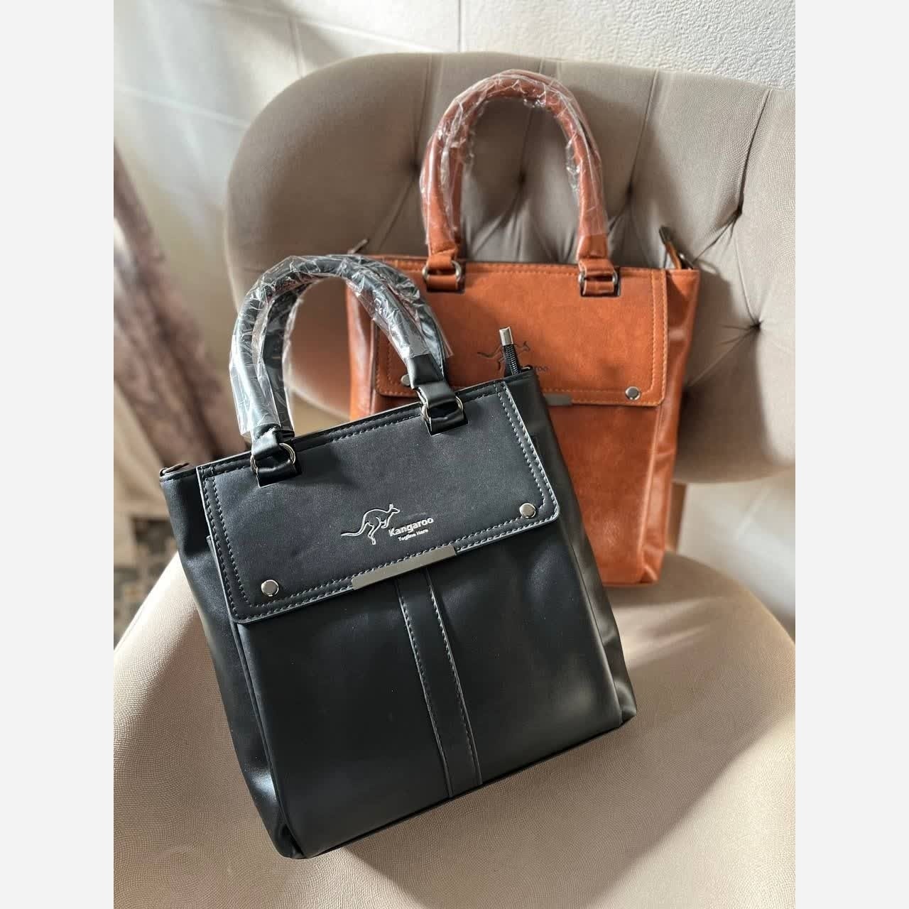 کیف دانشجویی اداری کارمندی چرم شیک