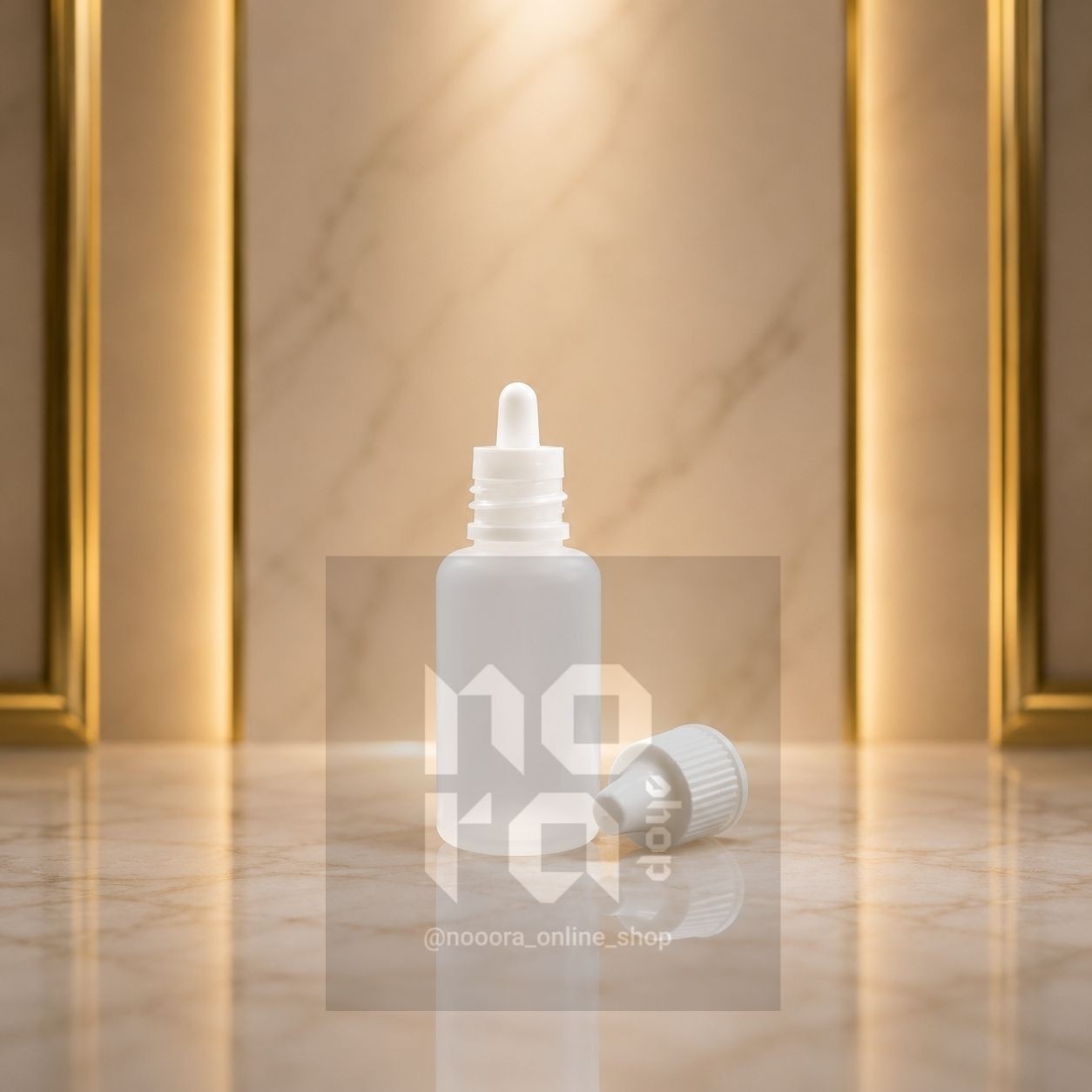 قطره چکان 30 میل پلاستیکی شفاف ( پک 10 عددی )