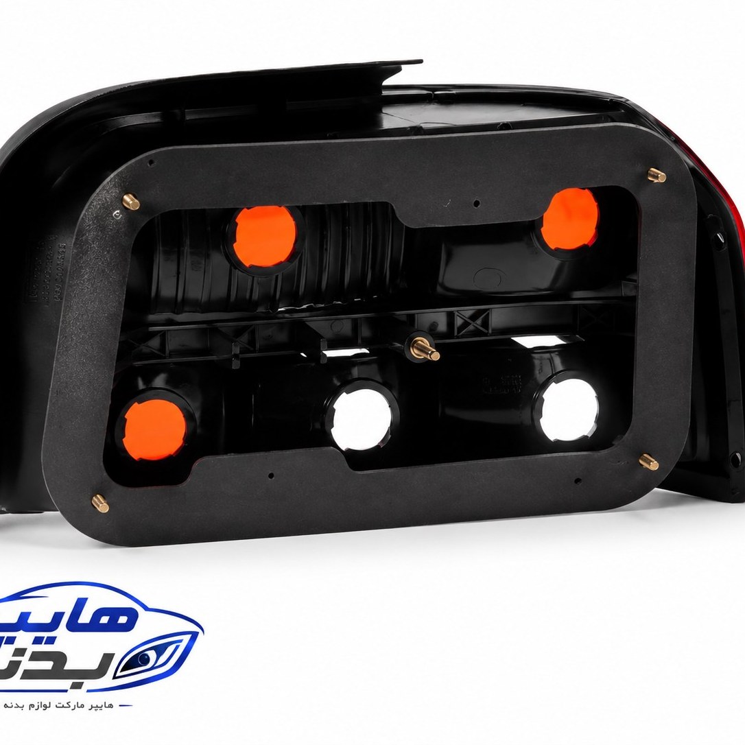چراغ عقب چپ پراید 131 اصلی با سوکت و سیم کشی (سمت راننده)
