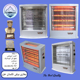 بخاری برقی (هیتر برقی ) شش شعله فندار تکسان (پس کرایه)