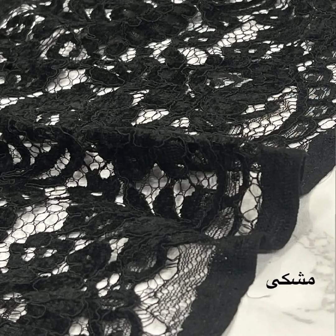 پارچه تور دانتل مخملی لطفا رنگ مورد نظر رو با شماره رنگ داخل چت بفرمایید