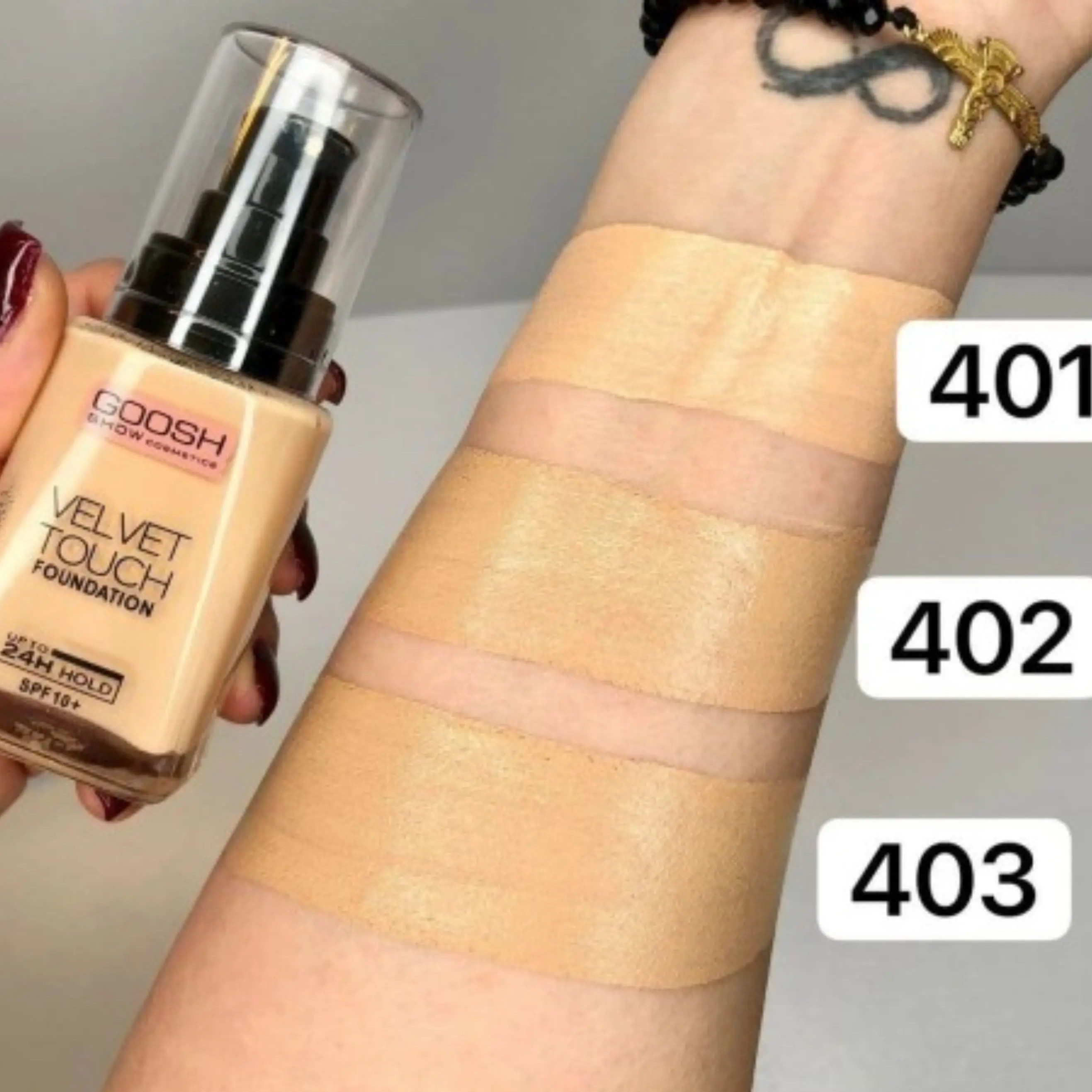 کرم پودر 24 ساعته GOSH گاش اورجینال مدل VELVET TOUCH