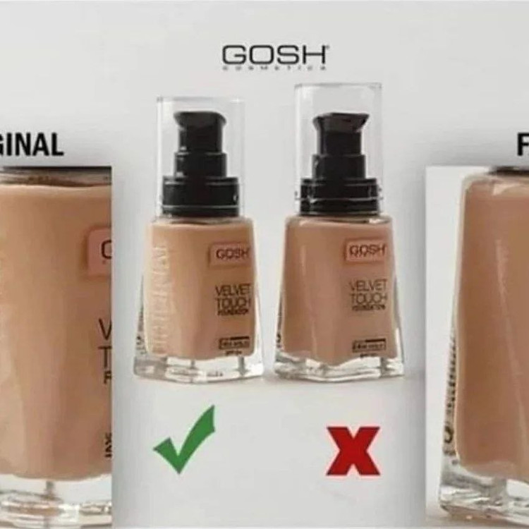 کرم پودر 24 ساعته GOSH گاش اورجینال مدل VELVET TOUCH