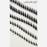 مژه ریسه ای فشن لوکس ابریشمی سایز 10 و 12 و 14 و 16