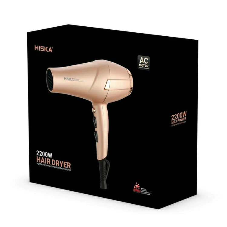 سشوار حرفه ای 2200 وات هیسکا مدل H5257(دارای 3 سال گارانتی شرکتی هیسکا سرویس)